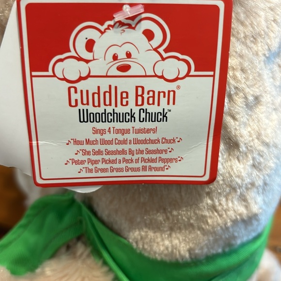 Cuddle Barn Woodchuck Chuck Singing plush - Picture 2 of 6